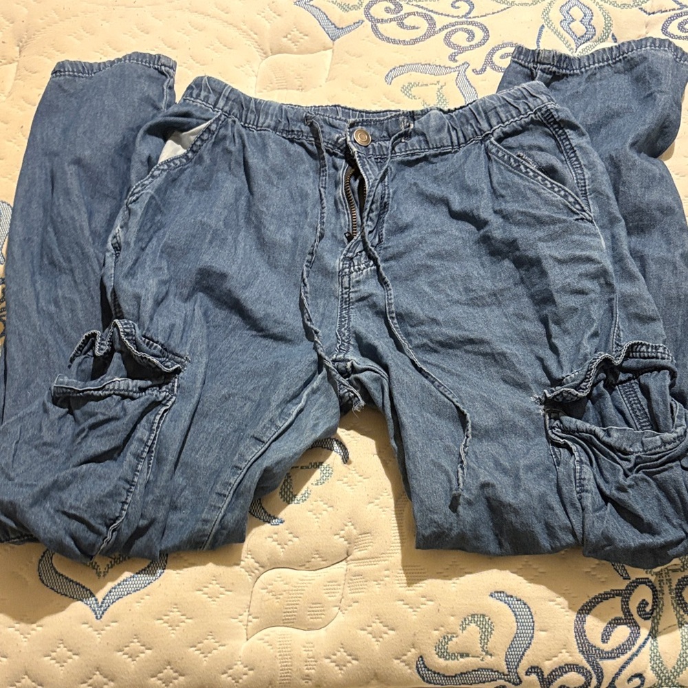 If It Were Me Denim Blue Pants